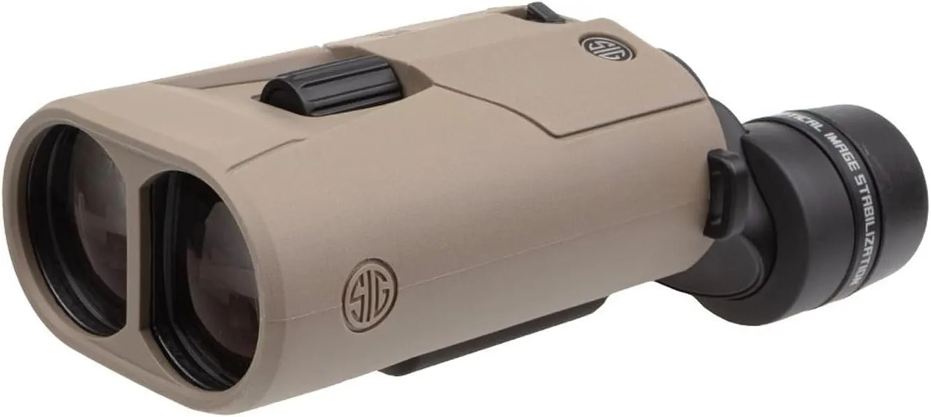 Sig Sauer Zulu6 FDE HDX OIS 20x42mm Waterproof Fog-Proof Roof Prism Binocular with Image Stabilization (SOZ6WP20)