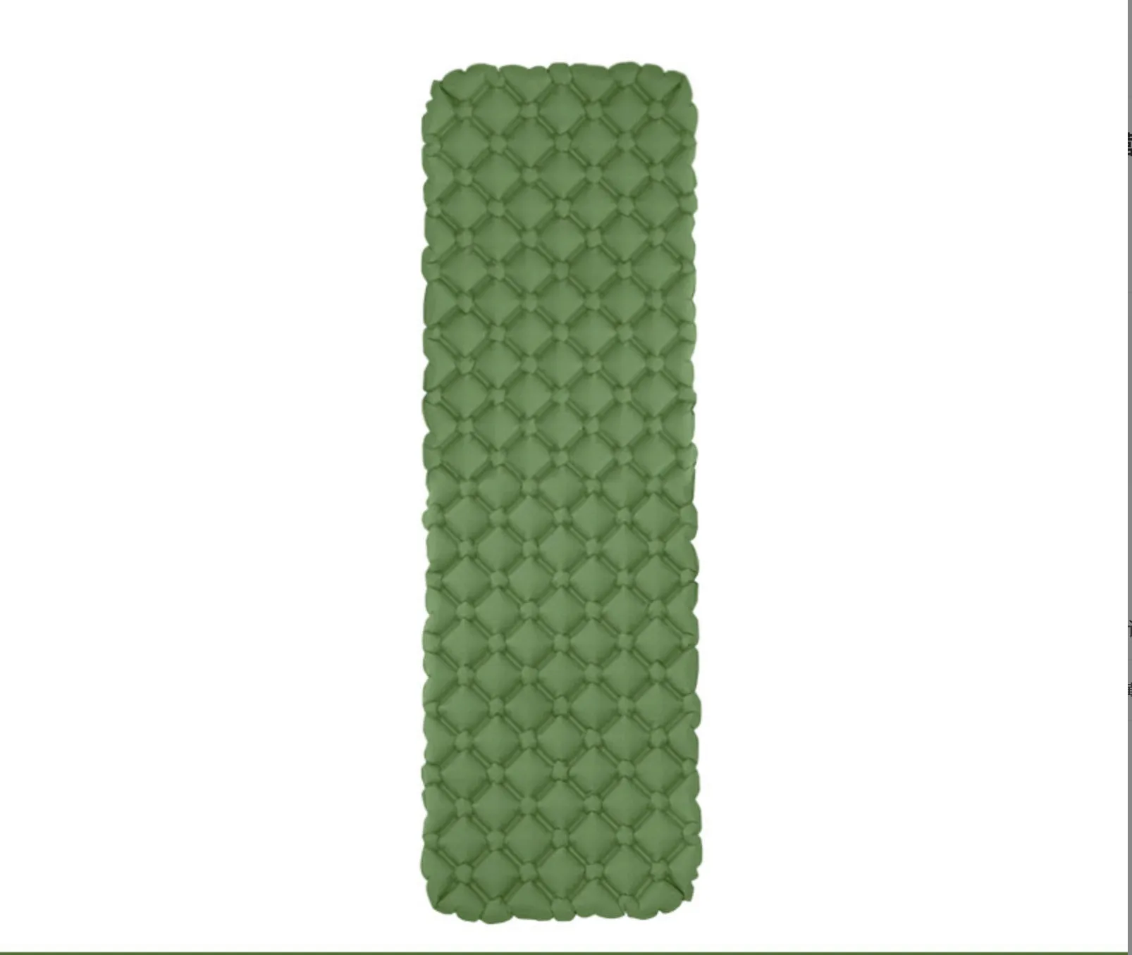 Single Inflatable Camping Mattress Sleeping pad - Green