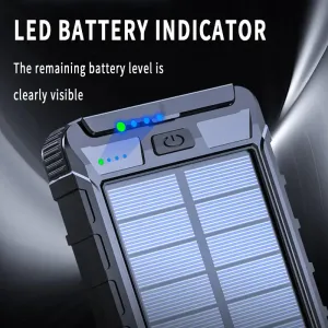 Solar Fast Charging Power Bank Portable