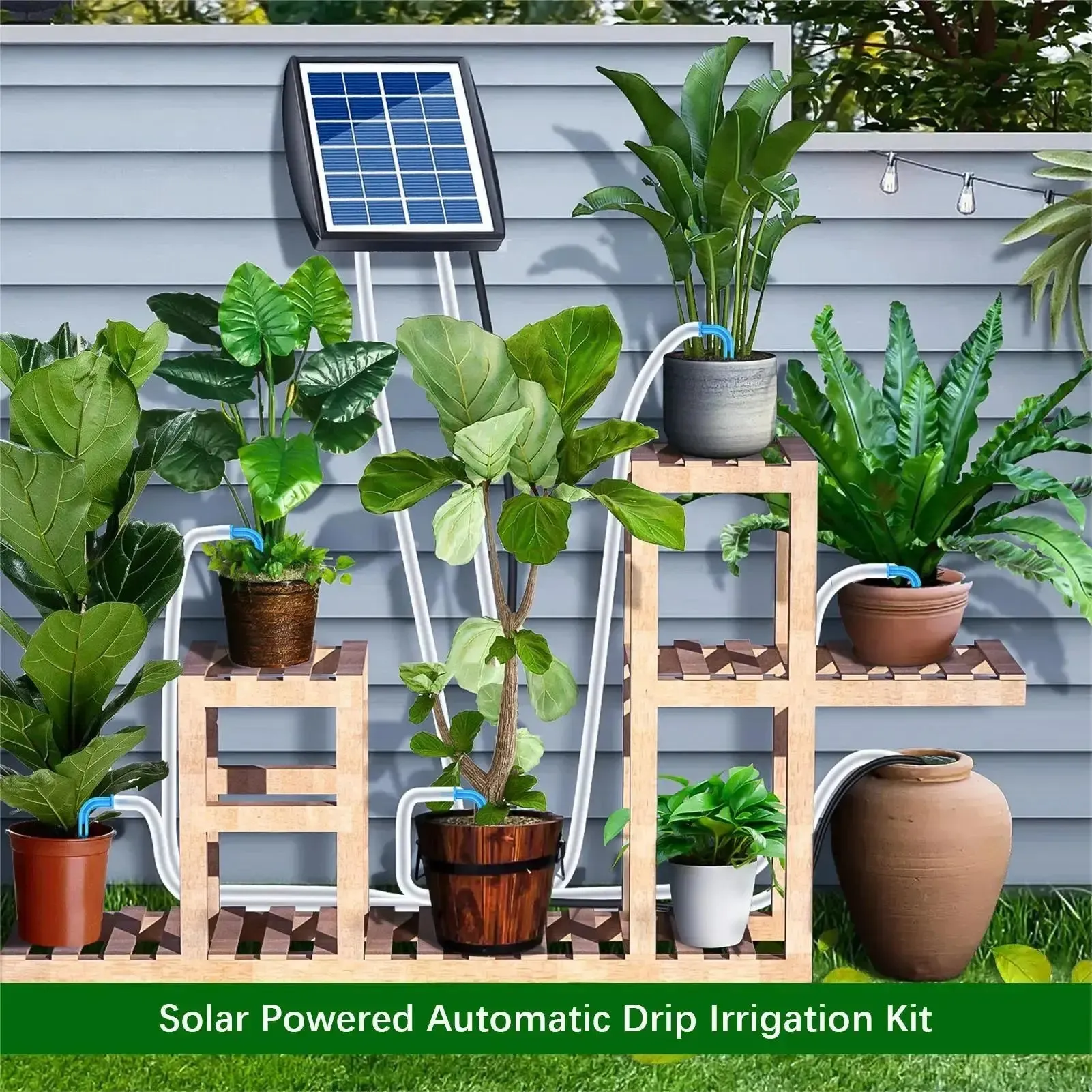 Solar-Powered Auto Watering System