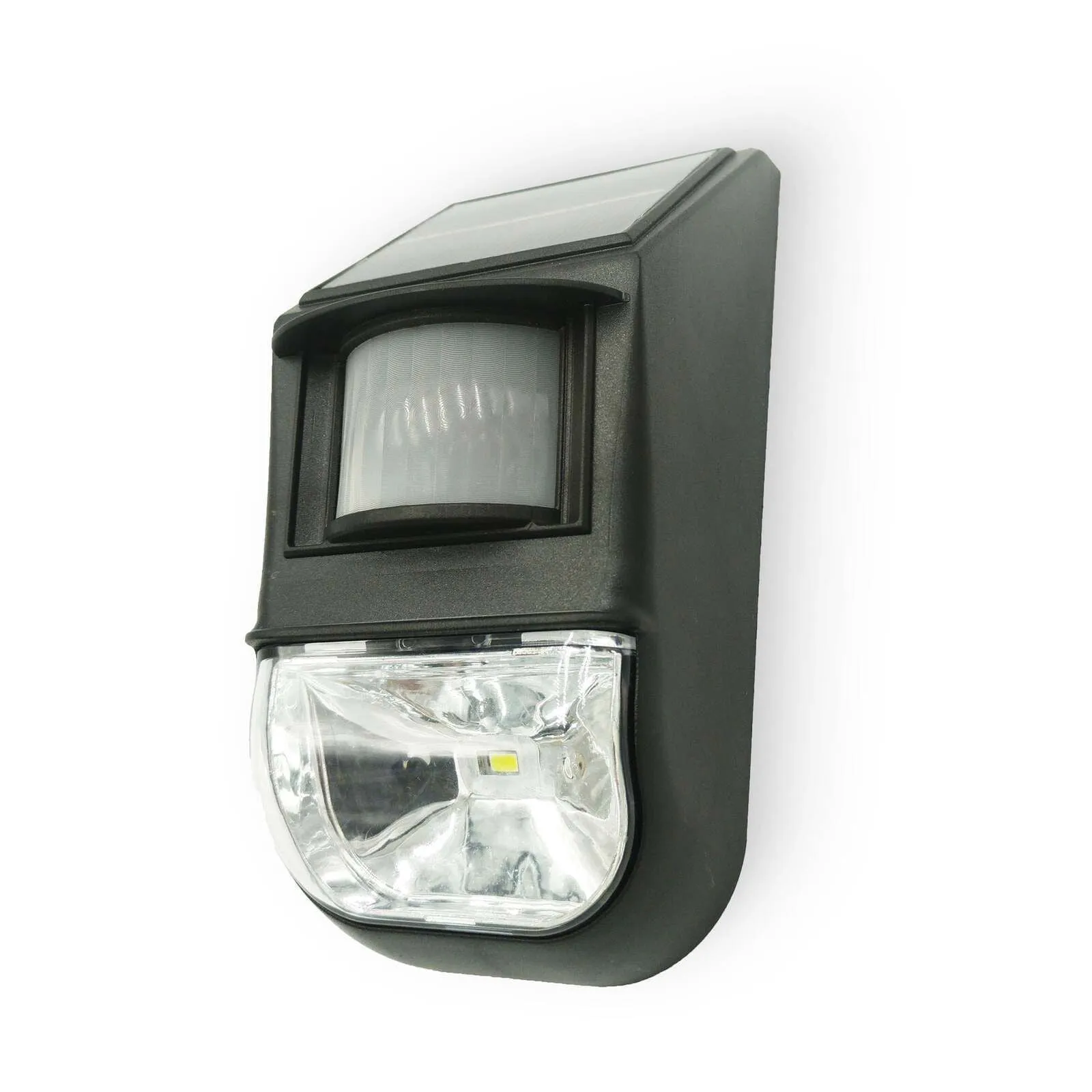 Solar-Powered Motion Sensor Light Single, Detects Motion, Rechargeable