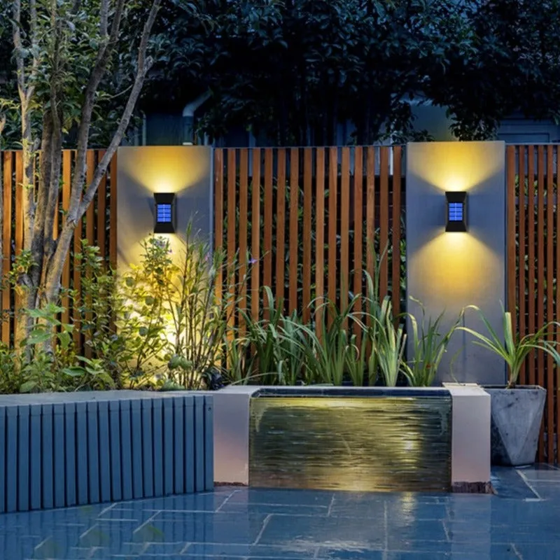 Solar Powered Outdoor Wall Lighting