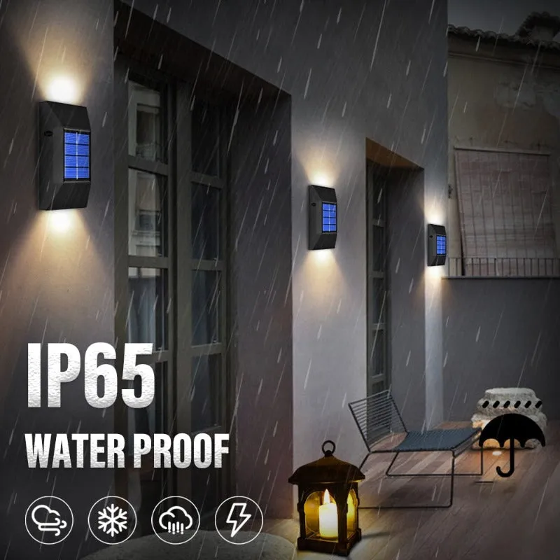 Solar Powered Outdoor Wall Lighting