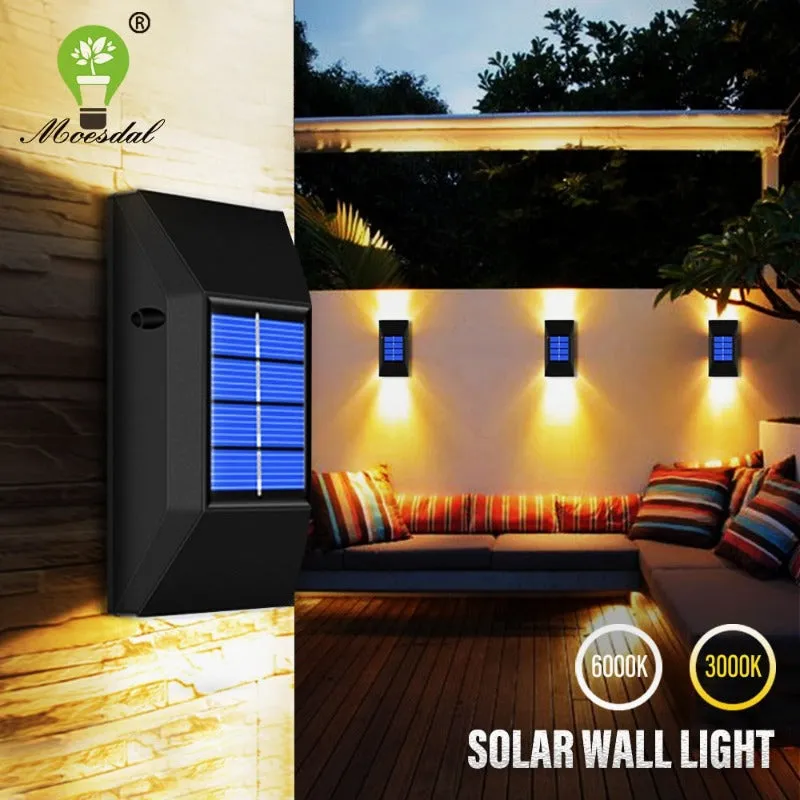 Solar Powered Outdoor Wall Lighting