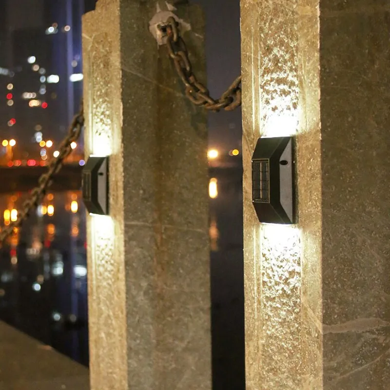 Solar Powered Outdoor Wall Lighting