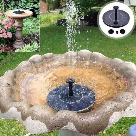 Solar Water Mercury Garden Miniature Portable Floating Fountain Pump For Garden Decoration