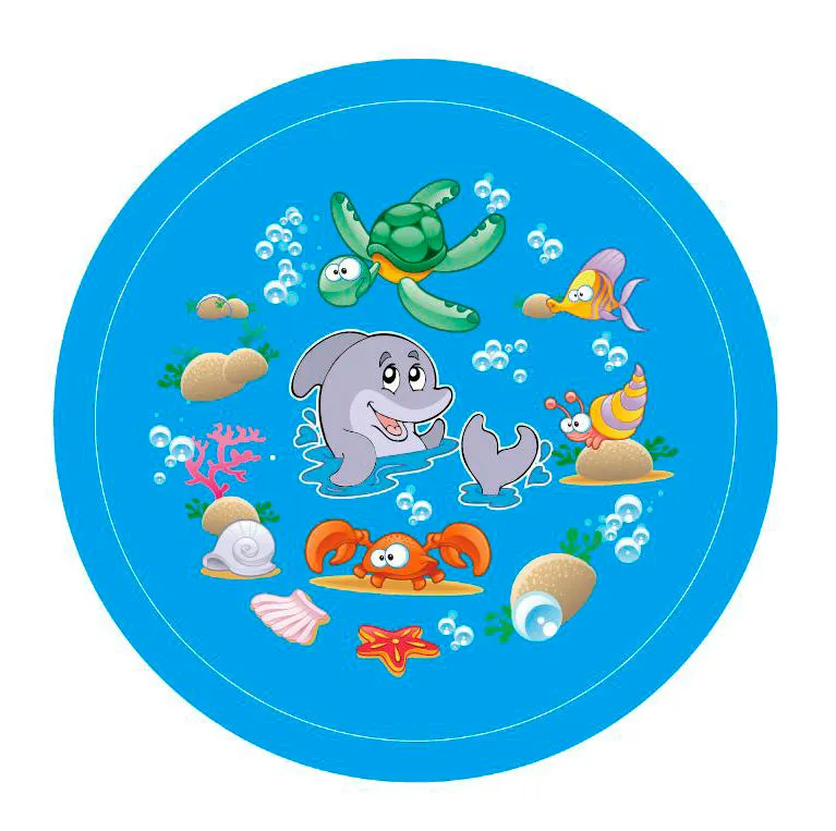 Sprinkler Inflatable Water Toys Outdoor Play Mat 150cm