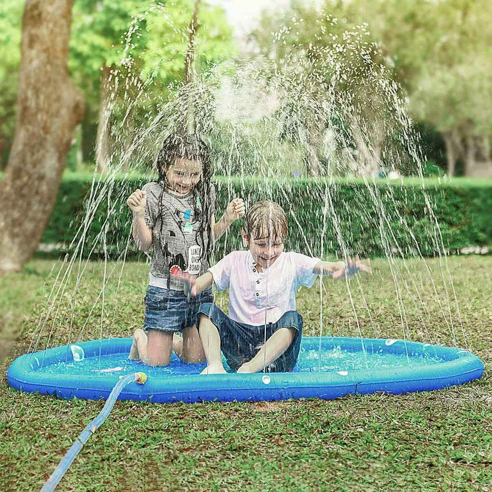 Sprinkler Inflatable Water Toys Outdoor Play Mat 150cm