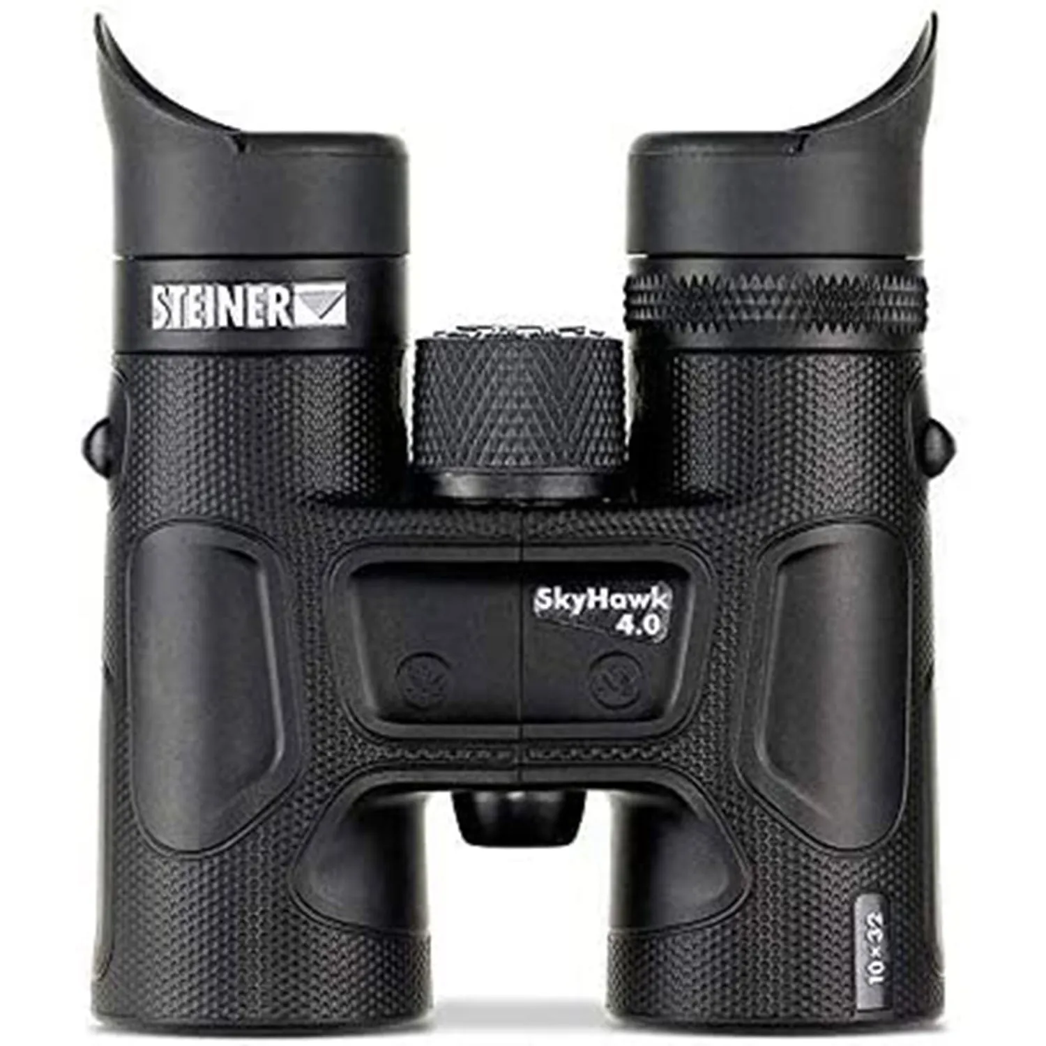 Steiner SkyHawk 4.0 10x32 Binoculars (23370900) Bundle with Padded Backpack, Floating Wrist Strap, and 6Ave Cleaning Kit