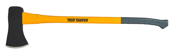 True Temper Toughstrike 3.5 Lb. Single Bit Michigan Axe, Fiberglass Handle